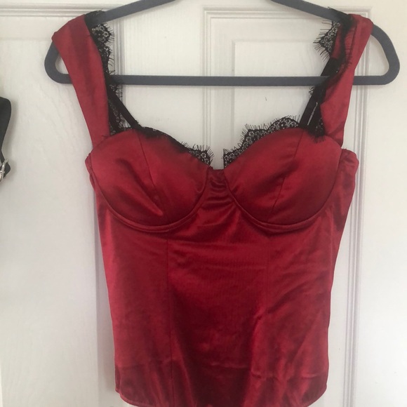 Hold on to my Love Bodysuit- Red- Fashion Nova - Picture 3 of 4